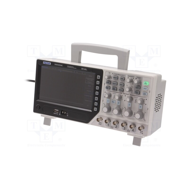 1 pcs x HANTEK - HANTEK DSO4254C - Oscilloscope: digital, DSO, Ch: 4, 250MHz, 1Gsps, 64kpts/ch, 1.4ns