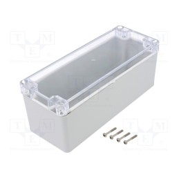 1 pcs x KRADEX - ZP190.75.75JPH TM ABS-PC - Enclosure: multipurpose, X: 75mm, Y: 190mm, Z: 75mm, ZP, ABS, gasket