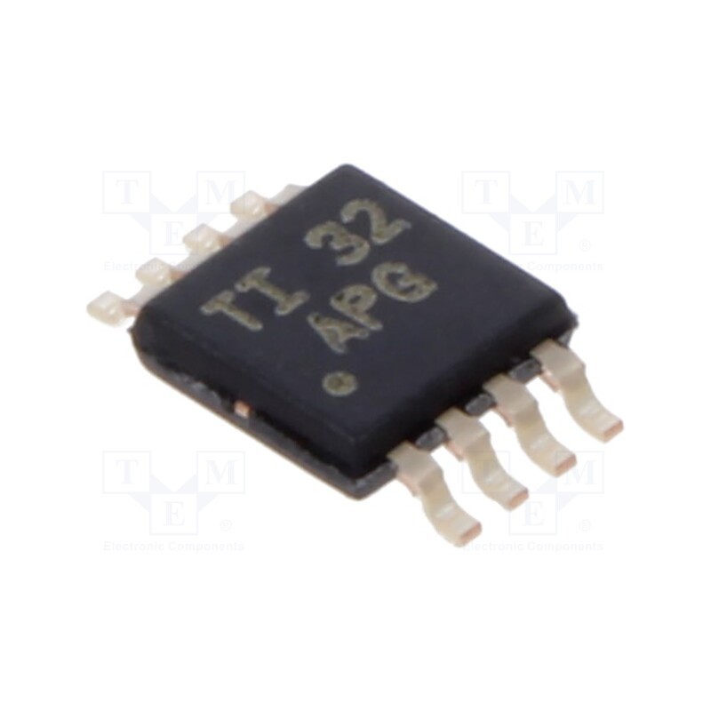 1 pcs x TEXAS INSTRUMENTS - TLV2372IDGKR - IC: operational amplifier, 3MHz, Ch: 2, VSSOP8,
