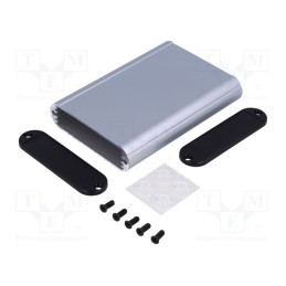 1 pcs x HAMMOND - 1455B1002 - Enclosure: with panel, 1455, X: 72mm, Y: 100mm, Z: 19mm, aluminium