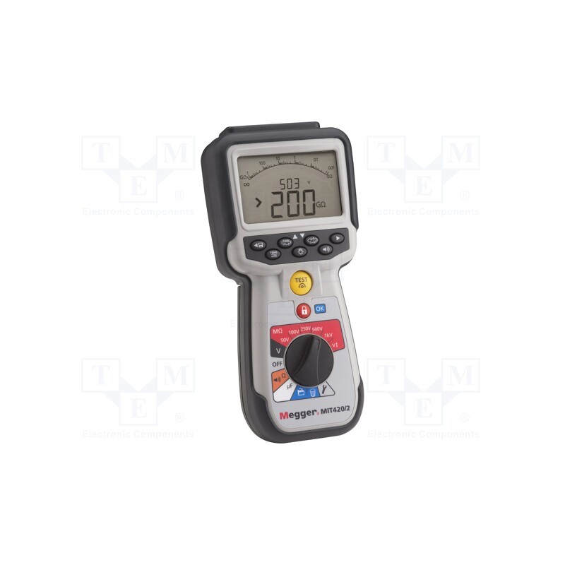 1 pcs x MEGGER - 1004-739 - Meter: insulation resistance, LCD, R range: 0.01÷1000kΩ, 1nF÷10uF