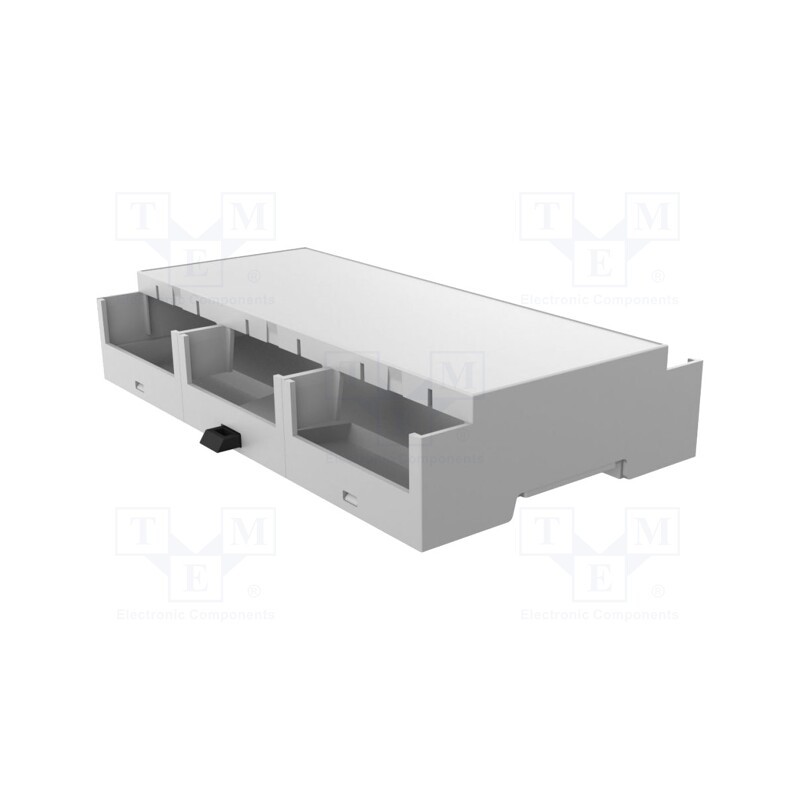 1 pcs x ITALTRONIC - 35.0907000.BL - Enclosure: for DIN rail mounting, Y: 90mm, X: 158mm, Z: 32mm, grey