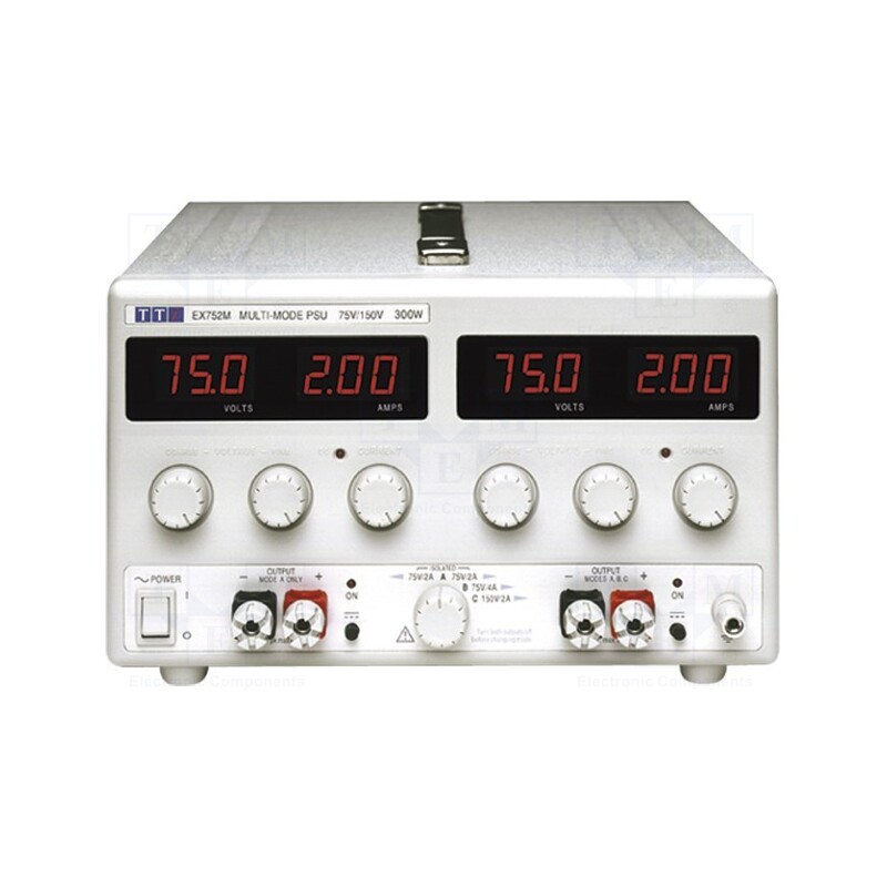 1 pcs x AIM-TTI - EX752M - Power supply: laboratory, switched-mode,multi-channel, 0÷75VDC