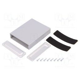 1 pcs x TEKO - MTK680.1 -AS - Enclosure: with panel, X: 66mm, Y: 83mm, Z: 18mm, aluminium