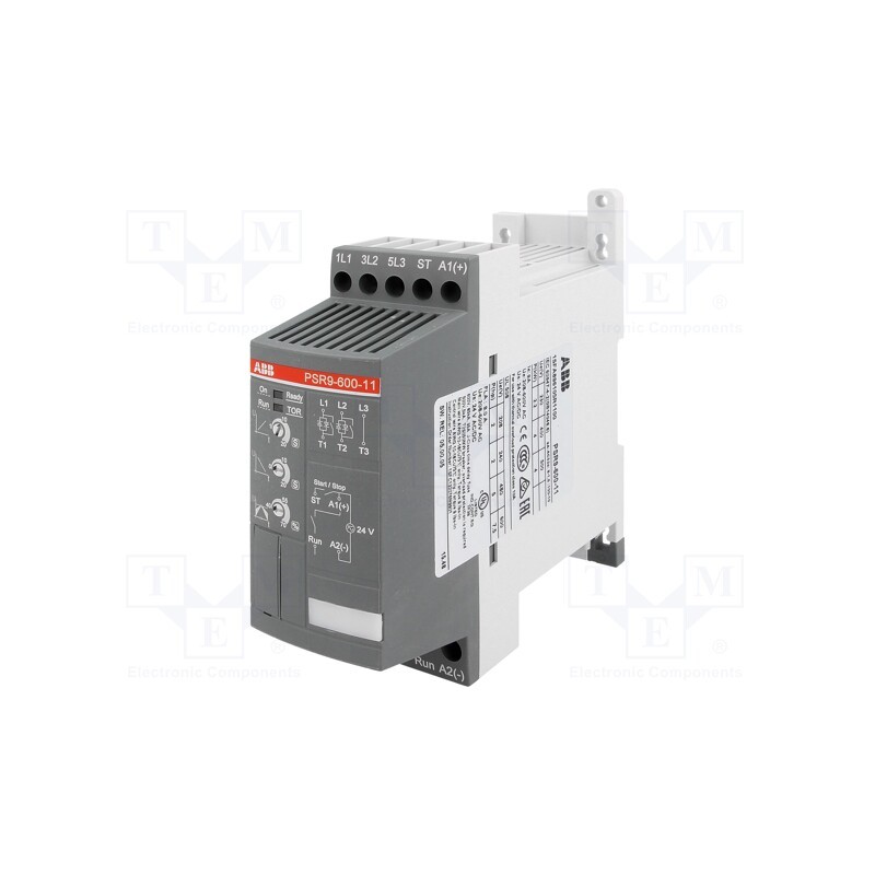 1 pcs x ABB - 1SFA896105R1100 - Module: soft-start, Usup: 208÷600VAC, for DIN rail mounting, 4kW