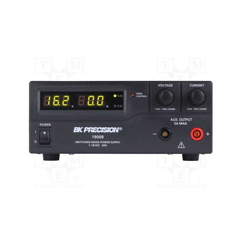 1 pcs x B&K PRECISION - BK1900B - Power supply: laboratory, single-channel,adjustable, 1÷16VDC