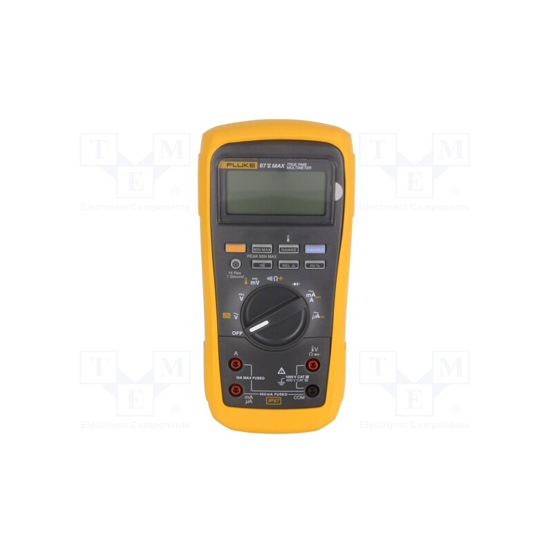 1 pcs x FLUKE - FLK-87VMAX-PVLEAD1 - Digital multimeter, LCD, (6000/20000), Bargraph: 33segm.40x/s