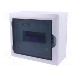 1 pcs x ELEKTRO-PLAST NASIELSK - 219878 - Enclosure: for modular components, IP40, white, No.of mod: 8, 400V