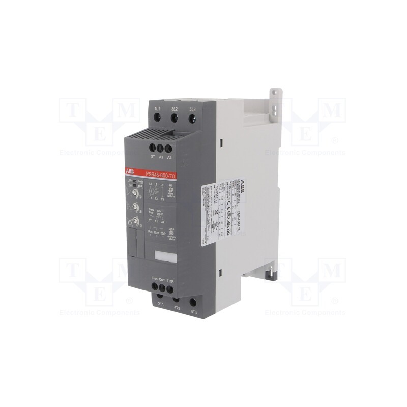 1 pcs x ABB - 1SFA896111R7000 - Module: soft-start, Usup: 208÷600VAC, for DIN rail mounting, 22kW