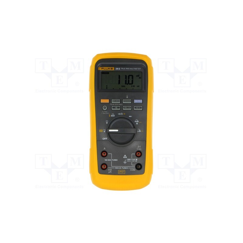 1 pcs x FLUKE - FLUKE 28-II - Digital multimeter, LCD, (6000), Bargraph: 33segm.40x/s, True RMS