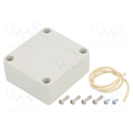 1 pcs x HAMMOND - RP1010 - Enclosure: multipurpose, X: 60mm, Y: 65mm, Z: 28mm, Ritec, light grey