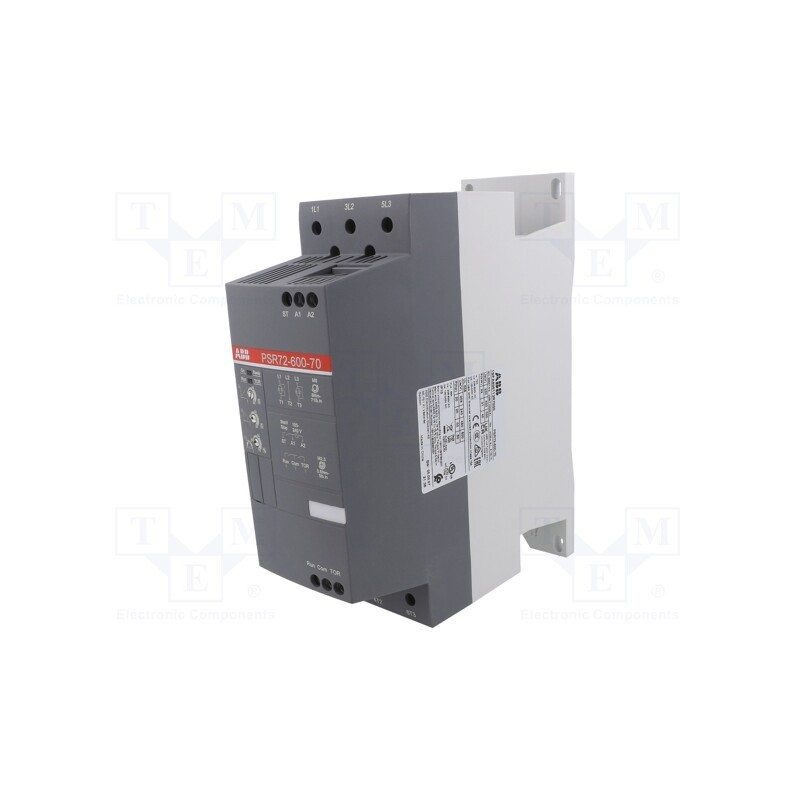 1 pcs x ABB - 1SFA896113R7000 - Module: soft-start, Usup: 208÷600VAC, for DIN rail mounting, 37kW