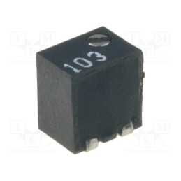 1 pcs x SR PASSIVES - 1801WSMD-10K - Potentiometer: mounting, vertical,multiturn, 10kΩ, 250mW, SMD