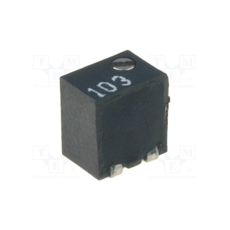 1 pcs x SR PASSIVES - 1801WSMD-10K - Potentiometer: mounting, vertical,multiturn, 10kΩ, 250mW, SMD