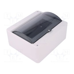 1 pcs x PAWBOL - C.2025 - Enclosure: for modular components, IP30, wall mount, white, ABS