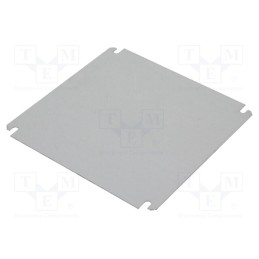 1 pcs x FIBOX - EKOVT - Mounting plate, steel, W: 238mm, L: 238mm, Thk: 1.5mm, Plating: zinc