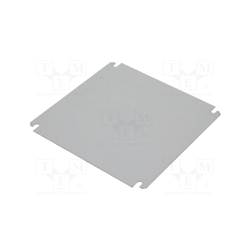 1 pcs x FIBOX - EKOVT - Mounting plate, steel, W: 238mm, L: 238mm, Thk: 1.5mm, Plating: zinc