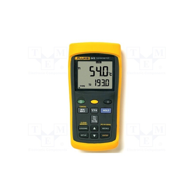 1 pcs x FLUKE - FLUKE 54 - Meter: temperature, digital, LCD, -200÷1372°C, Resol: 0.1°C