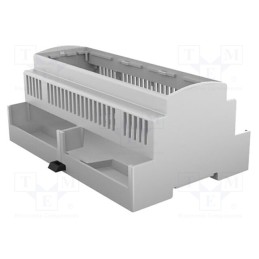 1 pcs x ITALTRONIC - 25.0802000.BL - Enclosure: for DIN rail mounting, Y: 90.5mm, X: 142.3mm, Z: 62mm
