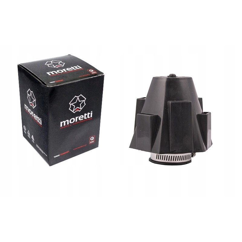 Built-in conical air filter 35mm moretti