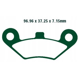 Front pads for goes 360 525 420 cf moto 500 625