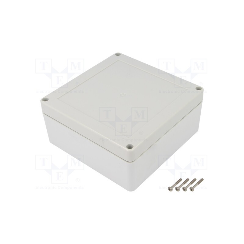 1 pcs x KRADEX - ZP135.135.60SJ TM ABS - Enclosure: multipurpose, X: 135mm, Y: 135mm, Z: 60mm, ZP, ABS, IK07
