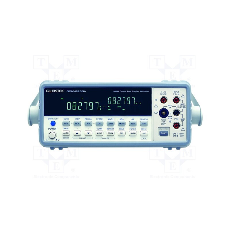 1 pcs x GW INSTEK - GDM-8255A - Benchtop multimeter, VFD, VDC: 100mV,1V,10V,100V,1kV, True RMS