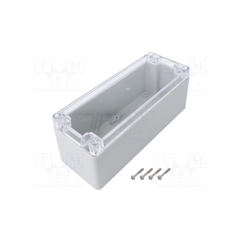 1 pcs x KRADEX - ZP190.75.75JPH TM PC - Enclosure: multipurpose, X: 75mm, Y: 190mm, Z: 75mm, ZP, light grey