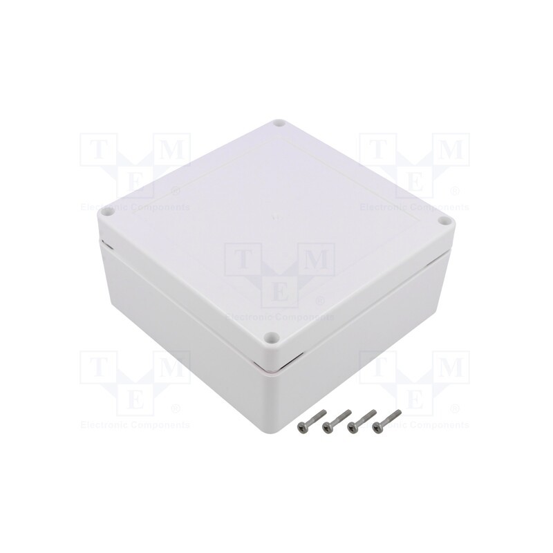 1 pcs x KRADEX - ZP135.135.60SB TM ASA - Enclosure: multipurpose, X: 135mm, Y: 135mm, Z: 60mm, ZP, ASA, white