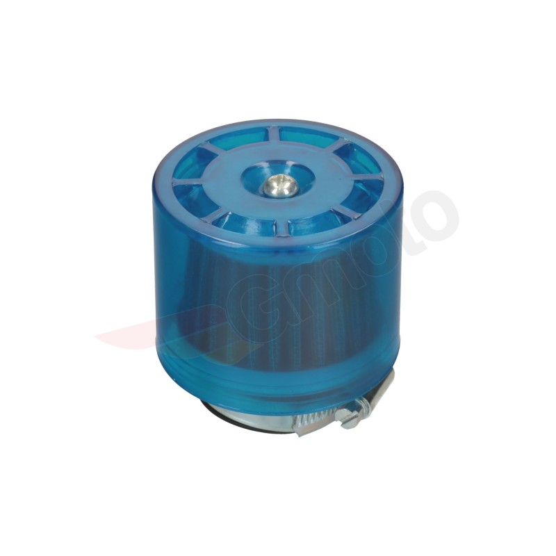 Conical air filter 42mm ATV Quad Bashan with blue tuning cover