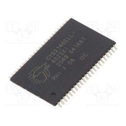 1 pcs x INFINEON (CYPRESS) - CY62146ELL-45ZSXI - IC: SRAM memory, 4MbSRAM, 256kx16bit, 4.5÷5.5V, 45ns, TSOP44 II