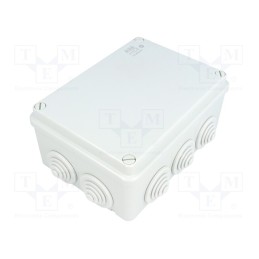1 pcs x ABB - 1SL0822A00 - Enclosure: junction box, X: 120mm, Y: 162mm, Z: 73mm, wall mount