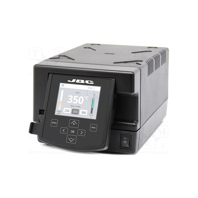 1 pcs x JBC TOOLS - DDE-2C - Control unit, 150W, 90÷450°C, 230VAC, Display: LCD, ESD, Ch: 2