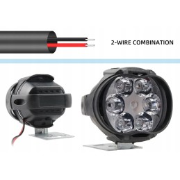 LED lighting for ATVs, motorcycles, scooters, scooters, bicycles, 2 pcs