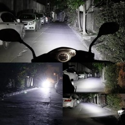 LED lighting for ATVs, motorcycles, scooters, scooters, bicycles, 2 pcs