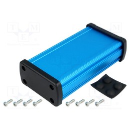 1 pcs x GAINTA - ALUG702BU120 -AS - Enclosure: multipurpose, X: 68.7mm, Y: 129mm, Z: 35.2mm, aluminium