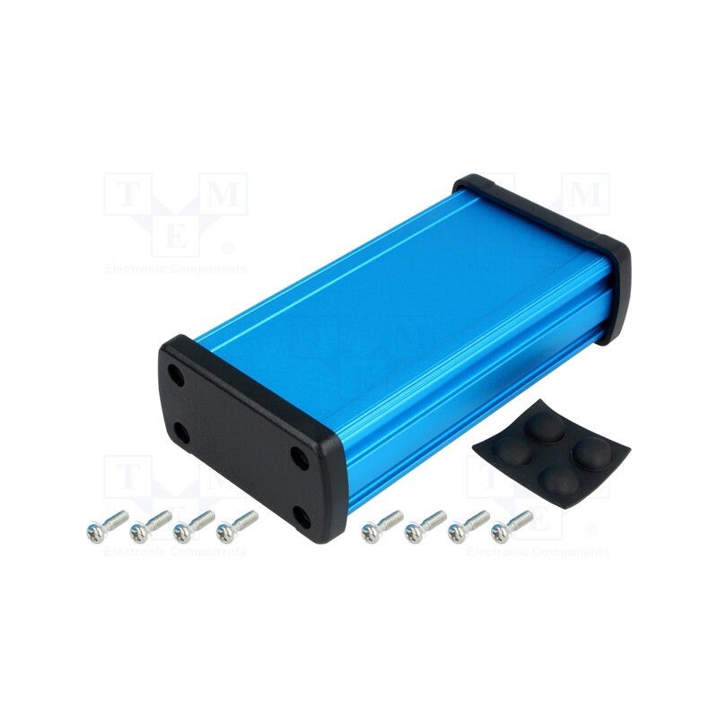 1 pcs x GAINTA - ALUG702BU120 -AS - Enclosure: multipurpose, X: 68.7mm, Y: 129mm, Z: 35.2mm, aluminium