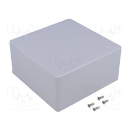 1 pcs x HAMMOND - 1591UGY - Enclosure: multipurpose, X: 120mm, Y: 120mm, Z: 59mm, 1591, ABS, grey