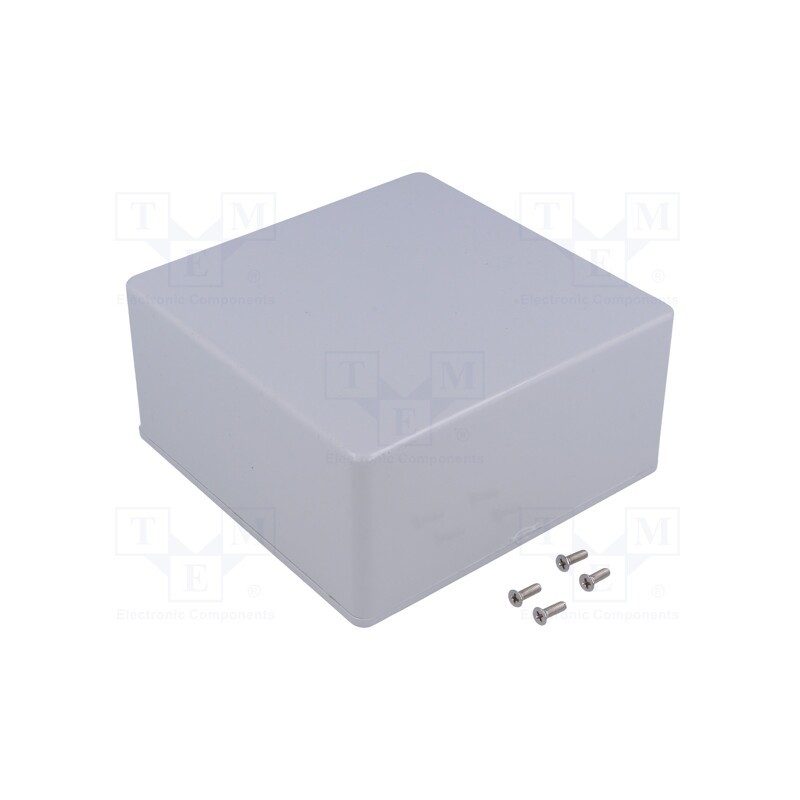 1 pcs x HAMMOND - 1591UGY - Enclosure: multipurpose, X: 120mm, Y: 120mm, Z: 59mm, 1591, ABS, grey