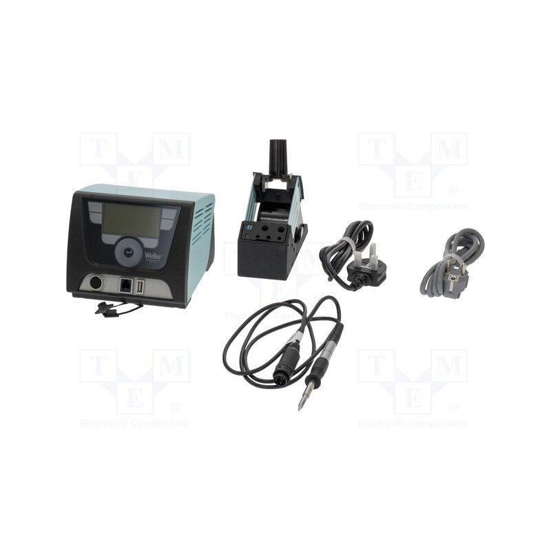 1 pcs x WELLER - T0053418399N - Soldering station, Station power: 200W, Power: 120W, 50÷550°C, ESD