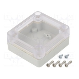 1 pcs x HAMMOND - RP1010C - Enclosure: multipurpose, X: 60mm, Y: 65mm, Z: 28mm, Ritec, light grey
