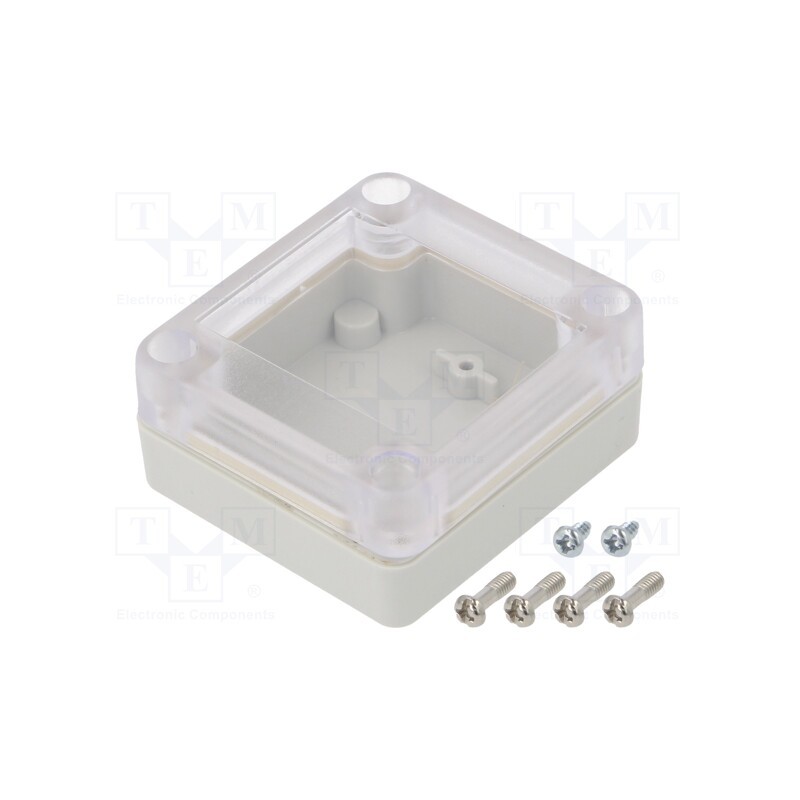 1 pcs x HAMMOND - RP1010C - Enclosure: multipurpose, X: 60mm, Y: 65mm, Z: 28mm, Ritec, light grey