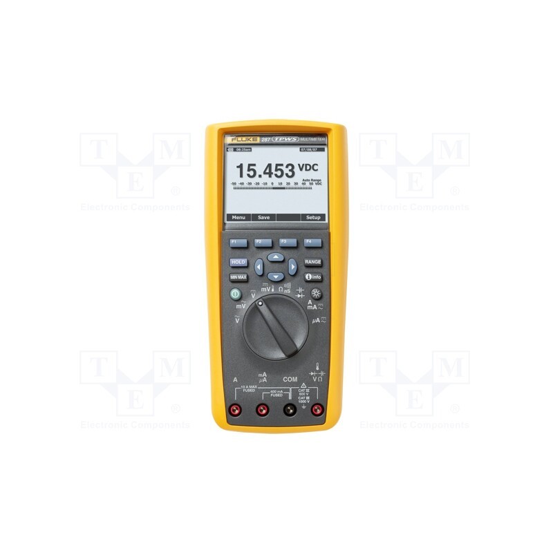 1 pcs x FLUKE - FLUKE 287 - Digital multimeter, colour,LCD TFT 2,2', (50000), 320x240, 1÷99%