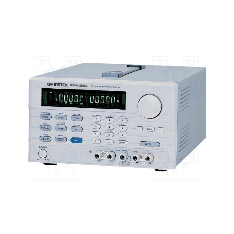 1 pcs x GW INSTEK - PSM-3004 - Power supply: programmable laboratory, Ch: 1, 0÷30VDC, 0÷7A, 200W
