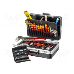 1 set x KNIPEX - 00 21 21 HK S - Kit: for assembly work, for electricians,for plumbing, 52pcs.