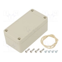 1 pcs x HAMMOND - RP1035 - Enclosure: multipurpose, X: 50mm, Y: 95mm, Z: 40mm, Ritec, ABS, IP65