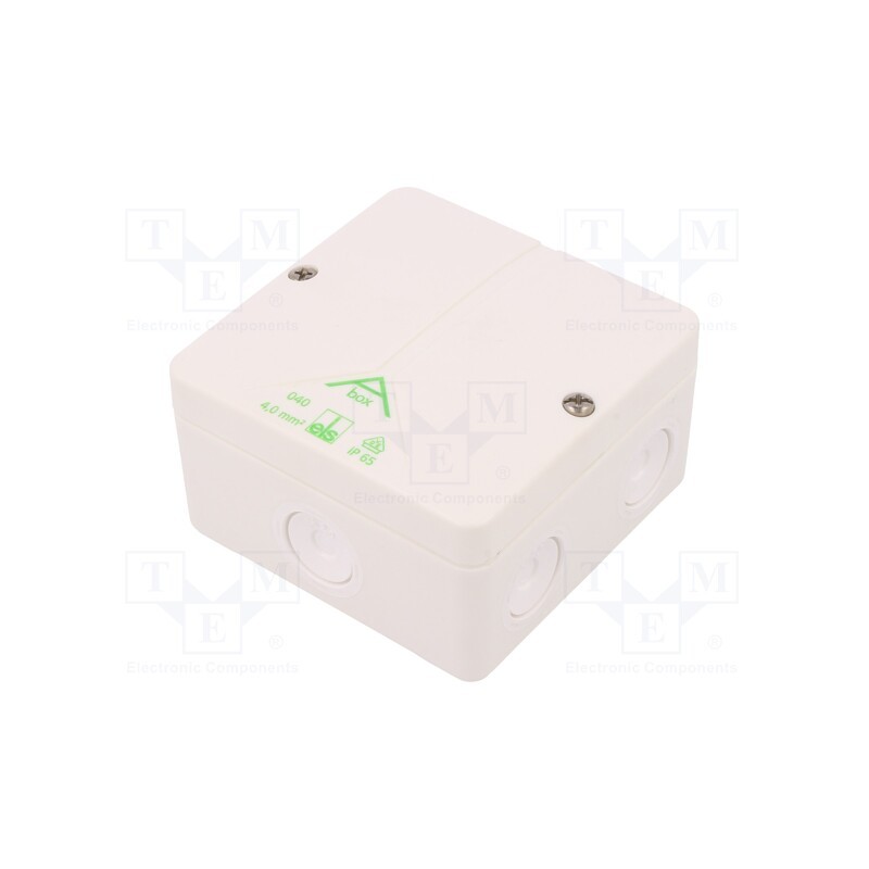 1 pcs x SPELSBERG - 80410701 - Enclosure: junction box, X: 93mm, Y: 93mm, Z: 55mm, polystyrene, IP65