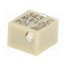 1 pcs x BOURNS - 3214W-1-104E - Potentiometer: mounting, vertical,multiturn, 100kΩ, 250mW, SMD