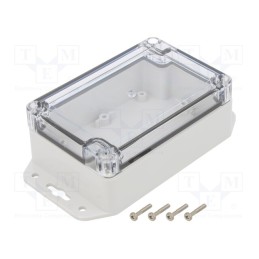 1 pcs x KRADEX - ZP120.80.45SUJP TM ABS-PC - Enclosure: multipurpose, X: 80mm, Y: 120mm, Z: 45mm, ZP, ABS, IK07