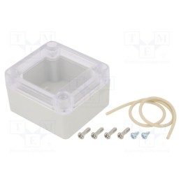 1 pcs x HAMMOND - RP1020C - Enclosure: multipurpose, X: 60mm, Y: 65mm, Z: 40mm, Ritec, light grey